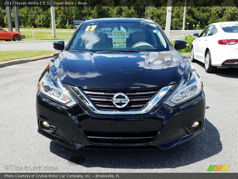 Super Black / Beige 2017 Nissan Altima 2.5 SL