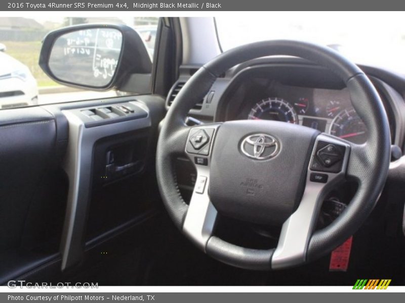 Midnight Black Metallic / Black 2016 Toyota 4Runner SR5 Premium 4x4
