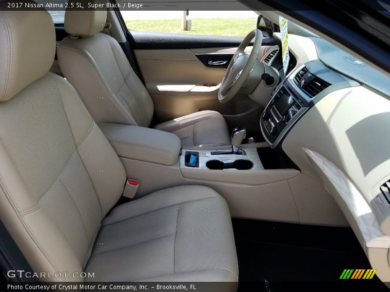 Super Black / Beige 2017 Nissan Altima 2.5 SL