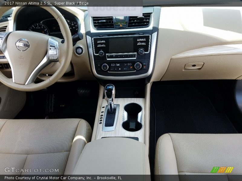 Super Black / Beige 2017 Nissan Altima 2.5 SL