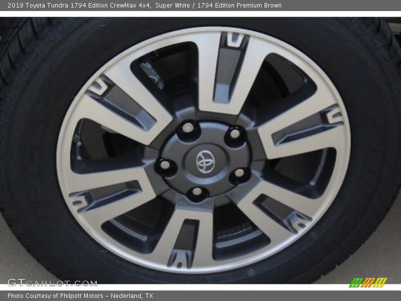 Super White / 1794 Edition Premium Brown 2019 Toyota Tundra 1794 Edition CrewMax 4x4