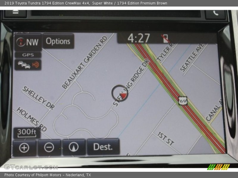 Super White / 1794 Edition Premium Brown 2019 Toyota Tundra 1794 Edition CrewMax 4x4