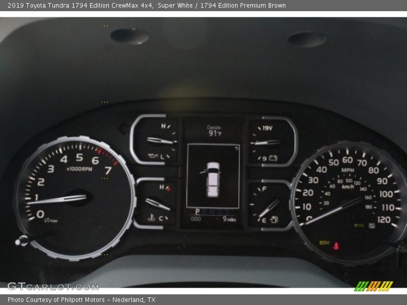 Super White / 1794 Edition Premium Brown 2019 Toyota Tundra 1794 Edition CrewMax 4x4
