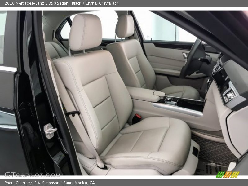 Black / Crystal Grey/Black 2016 Mercedes-Benz E 350 Sedan