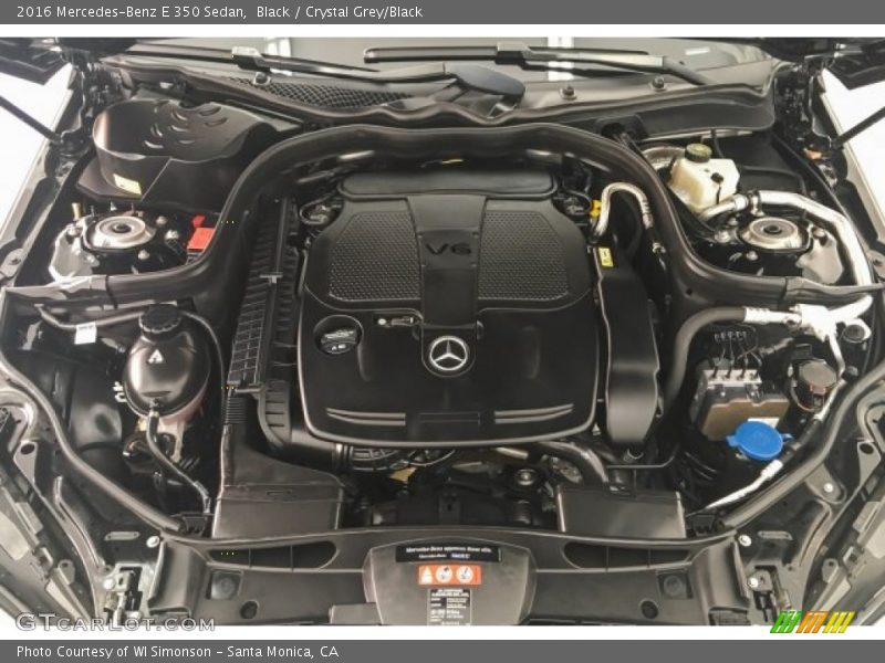 Black / Crystal Grey/Black 2016 Mercedes-Benz E 350 Sedan