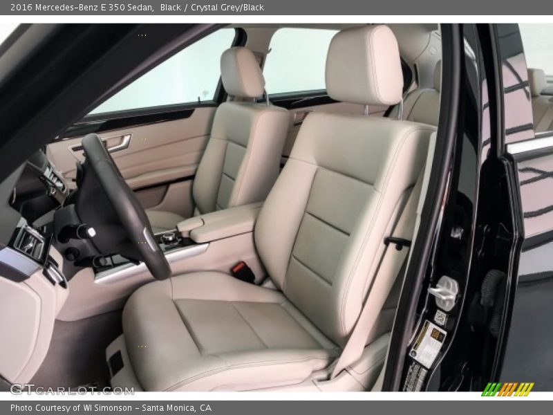 Black / Crystal Grey/Black 2016 Mercedes-Benz E 350 Sedan