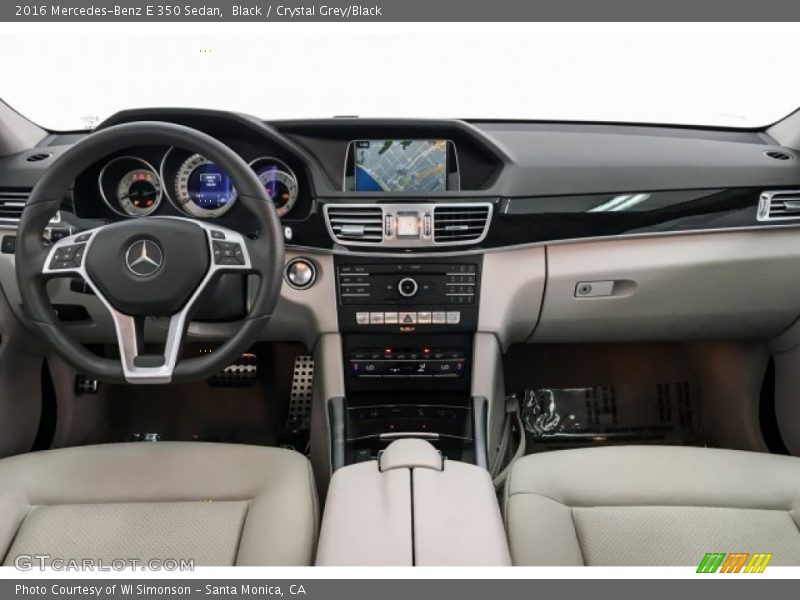 Black / Crystal Grey/Black 2016 Mercedes-Benz E 350 Sedan