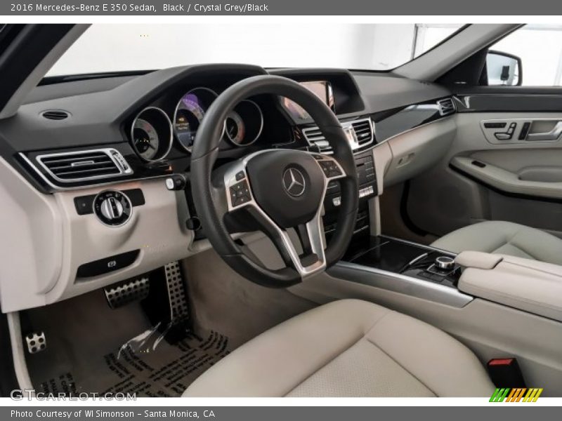 Black / Crystal Grey/Black 2016 Mercedes-Benz E 350 Sedan