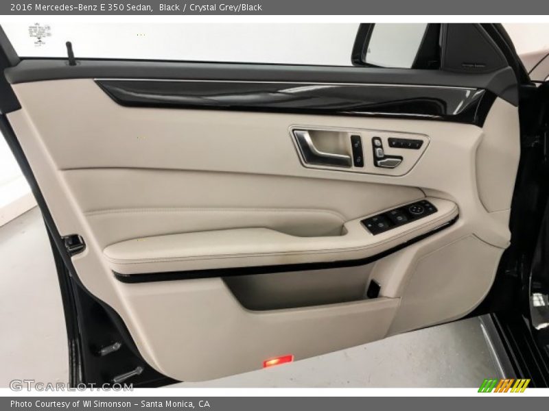 Black / Crystal Grey/Black 2016 Mercedes-Benz E 350 Sedan