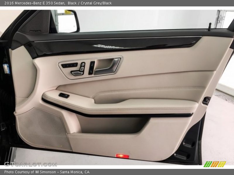 Black / Crystal Grey/Black 2016 Mercedes-Benz E 350 Sedan