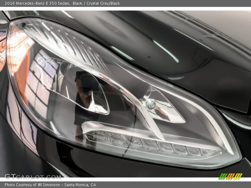 Black / Crystal Grey/Black 2016 Mercedes-Benz E 350 Sedan