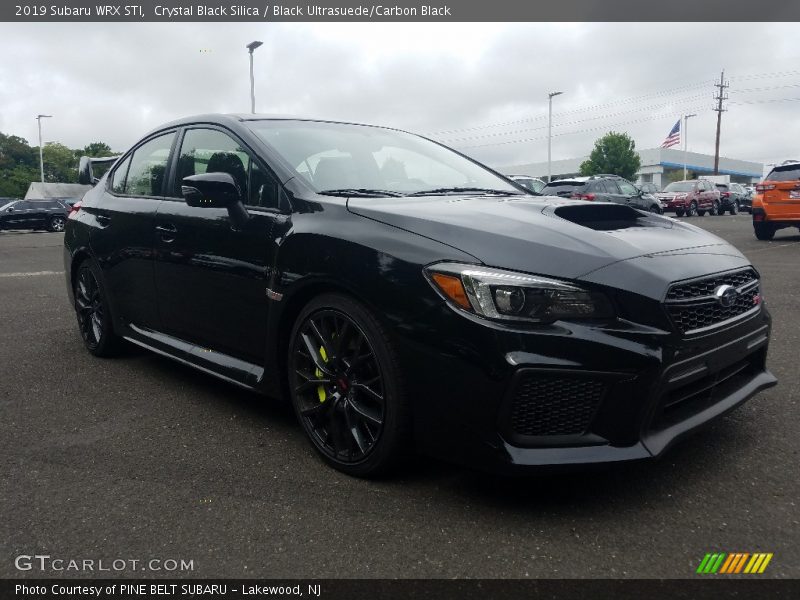 Crystal Black Silica / Black Ultrasuede/Carbon Black 2019 Subaru WRX STI