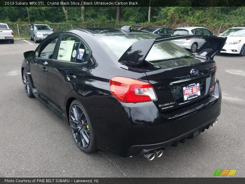 Crystal Black Silica / Black Ultrasuede/Carbon Black 2019 Subaru WRX STI