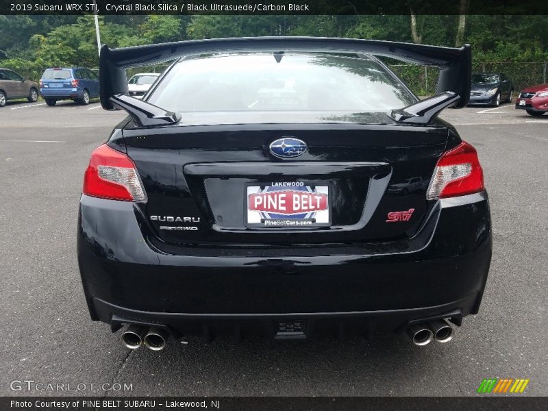 Crystal Black Silica / Black Ultrasuede/Carbon Black 2019 Subaru WRX STI
