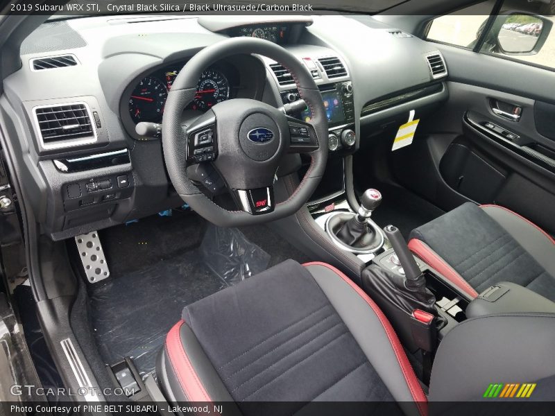  2019 WRX STI Black Ultrasuede/Carbon Black Interior