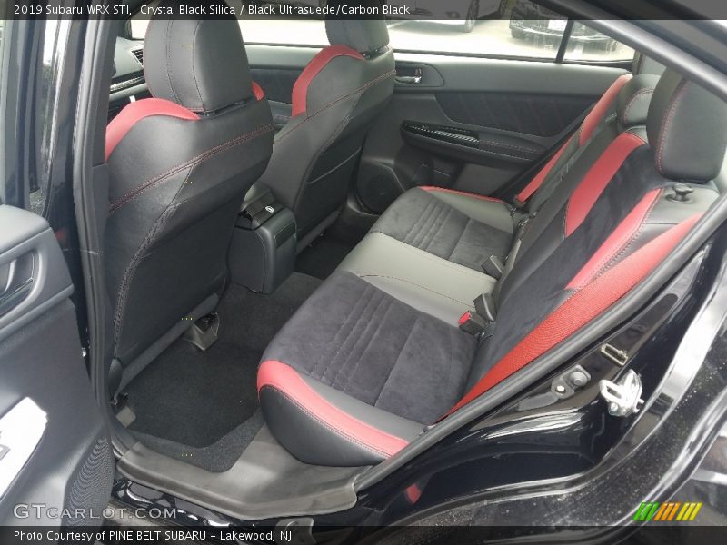 Rear Seat of 2019 WRX STI