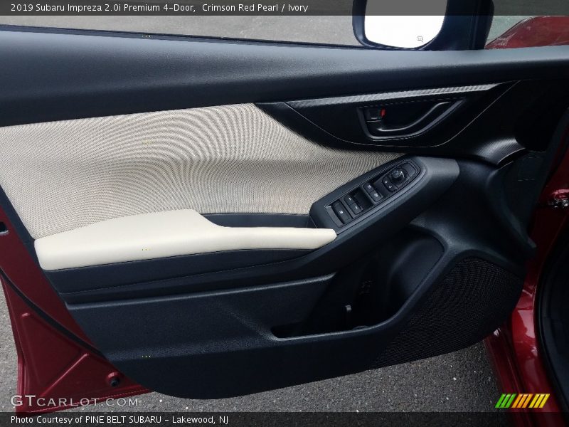 Crimson Red Pearl / Ivory 2019 Subaru Impreza 2.0i Premium 4-Door