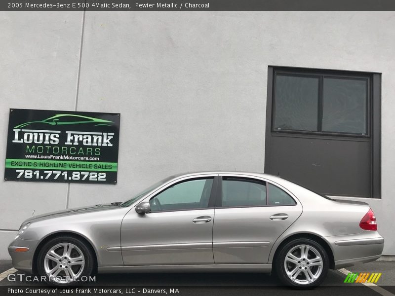 Pewter Metallic / Charcoal 2005 Mercedes-Benz E 500 4Matic Sedan