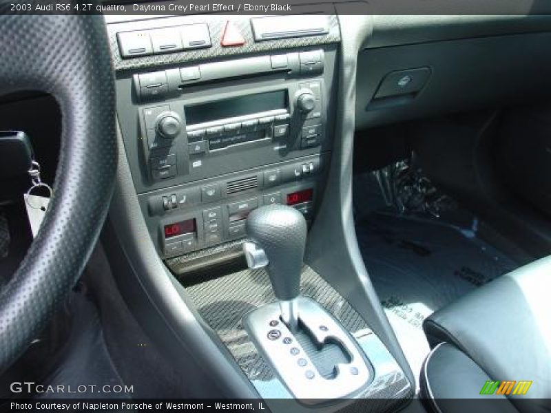 Daytona Grey Pearl Effect / Ebony Black 2003 Audi RS6 4.2T quattro