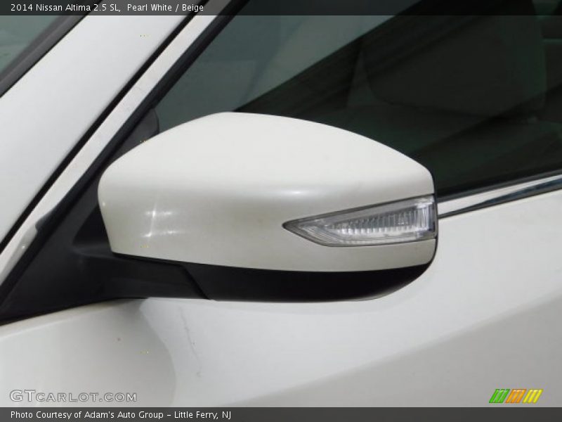 Pearl White / Beige 2014 Nissan Altima 2.5 SL