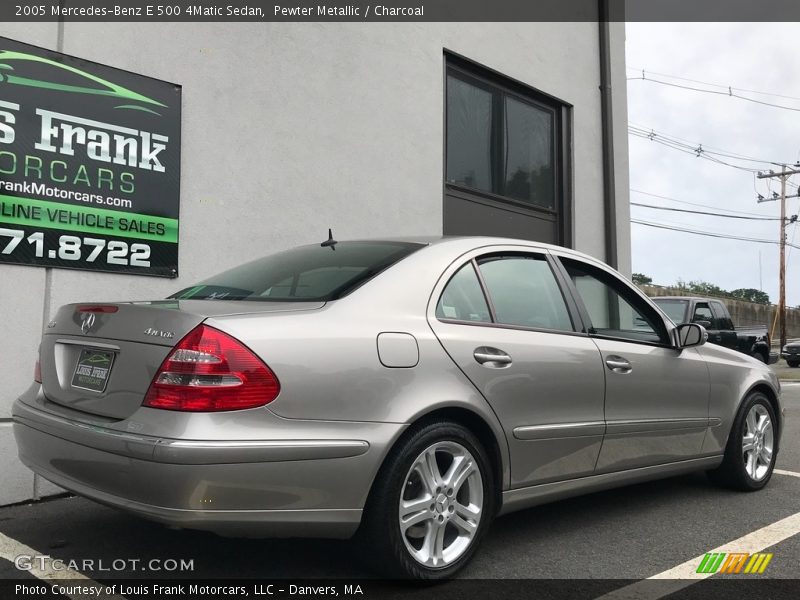 Pewter Metallic / Charcoal 2005 Mercedes-Benz E 500 4Matic Sedan