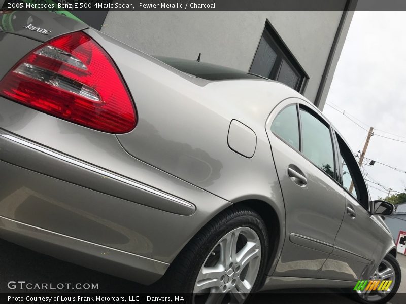 Pewter Metallic / Charcoal 2005 Mercedes-Benz E 500 4Matic Sedan