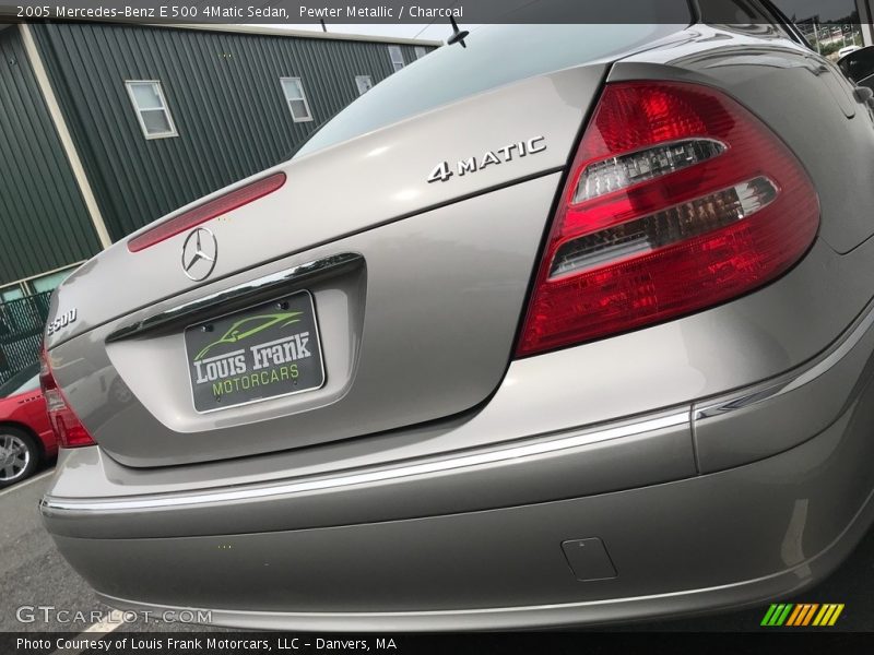 Pewter Metallic / Charcoal 2005 Mercedes-Benz E 500 4Matic Sedan