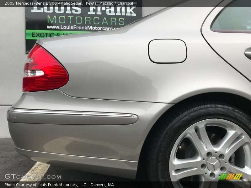 Pewter Metallic / Charcoal 2005 Mercedes-Benz E 500 4Matic Sedan