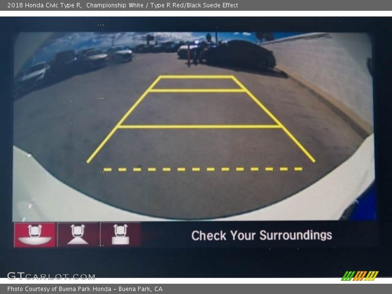 Championship White / Type R Red/Black Suede Effect 2018 Honda Civic Type R