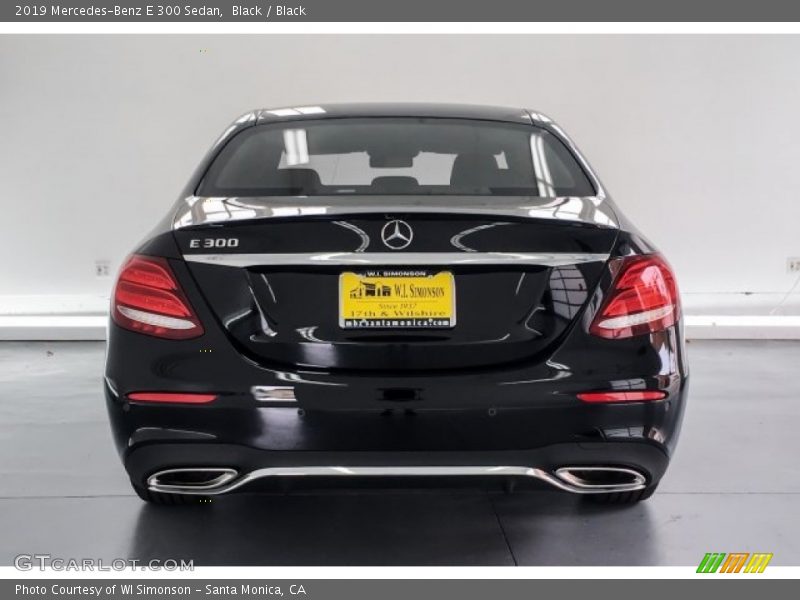 Black / Black 2019 Mercedes-Benz E 300 Sedan