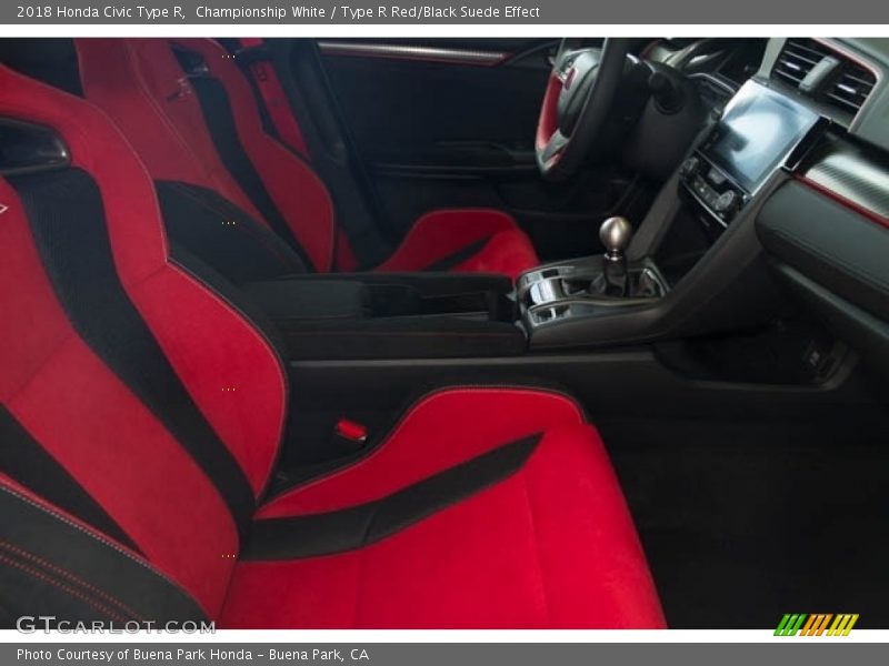 Championship White / Type R Red/Black Suede Effect 2018 Honda Civic Type R