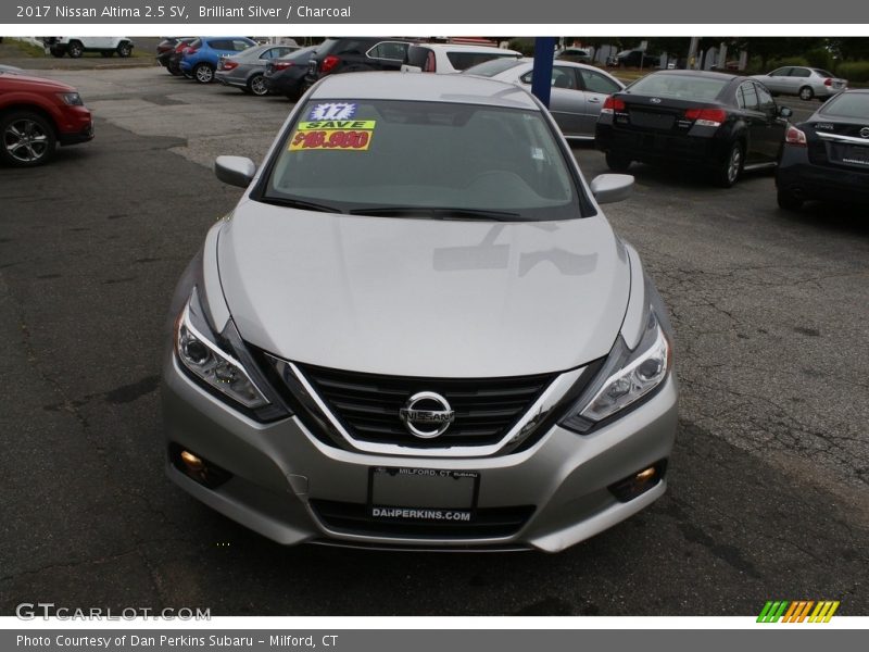 Brilliant Silver / Charcoal 2017 Nissan Altima 2.5 SV