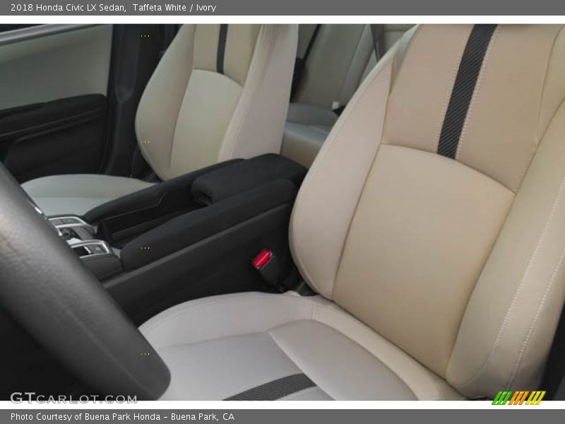 Taffeta White / Ivory 2018 Honda Civic LX Sedan