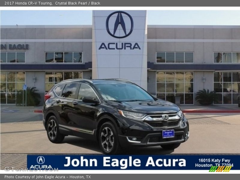 Crystal Black Pearl / Black 2017 Honda CR-V Touring