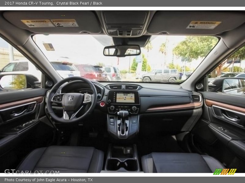 Crystal Black Pearl / Black 2017 Honda CR-V Touring