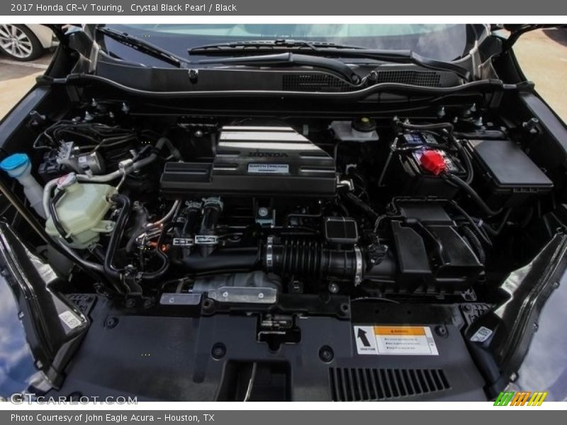 Crystal Black Pearl / Black 2017 Honda CR-V Touring