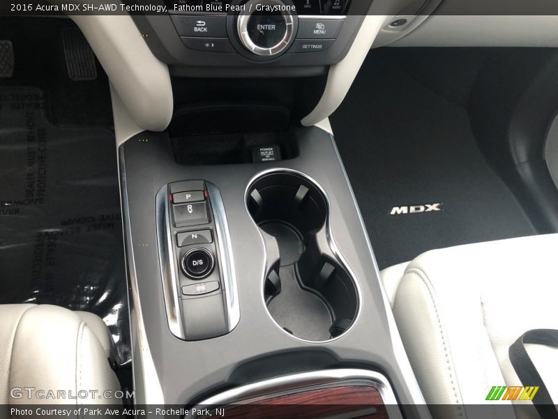 Fathom Blue Pearl / Graystone 2016 Acura MDX SH-AWD Technology