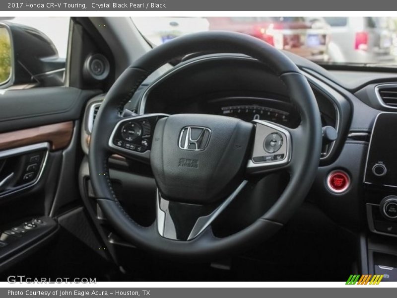 Crystal Black Pearl / Black 2017 Honda CR-V Touring