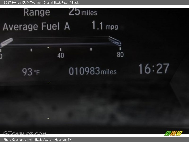 Crystal Black Pearl / Black 2017 Honda CR-V Touring