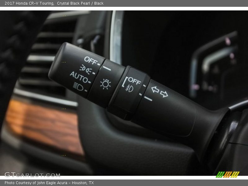 Crystal Black Pearl / Black 2017 Honda CR-V Touring