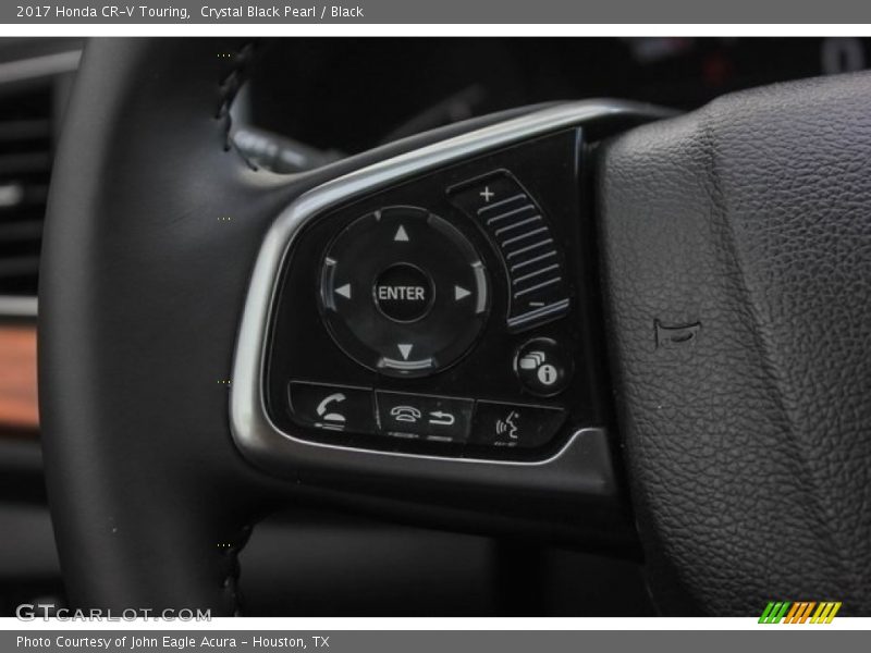 Crystal Black Pearl / Black 2017 Honda CR-V Touring
