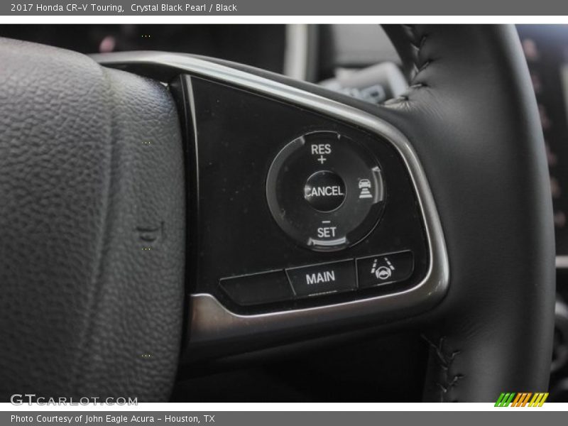 Crystal Black Pearl / Black 2017 Honda CR-V Touring
