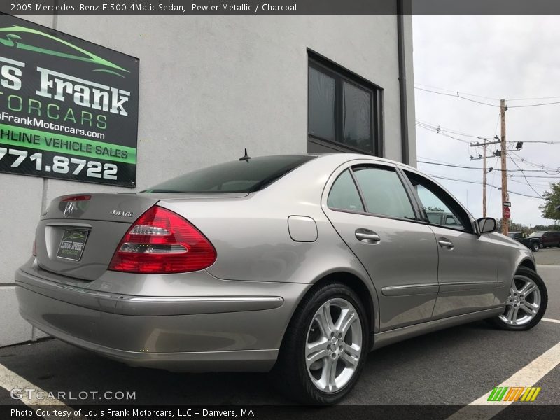 Pewter Metallic / Charcoal 2005 Mercedes-Benz E 500 4Matic Sedan