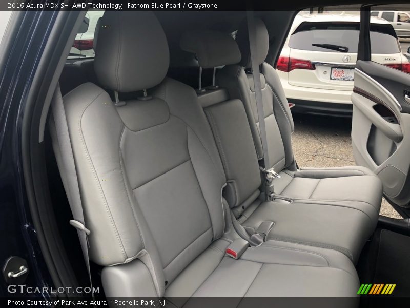 Fathom Blue Pearl / Graystone 2016 Acura MDX SH-AWD Technology