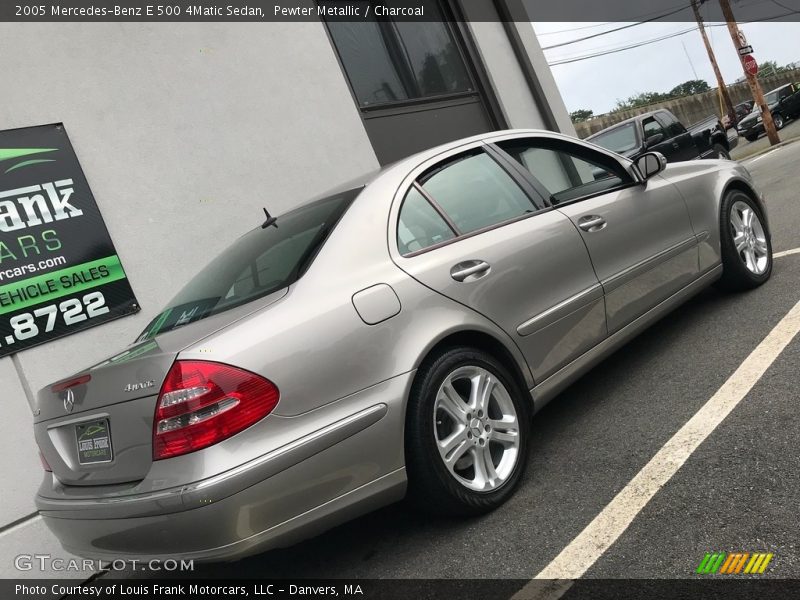 Pewter Metallic / Charcoal 2005 Mercedes-Benz E 500 4Matic Sedan