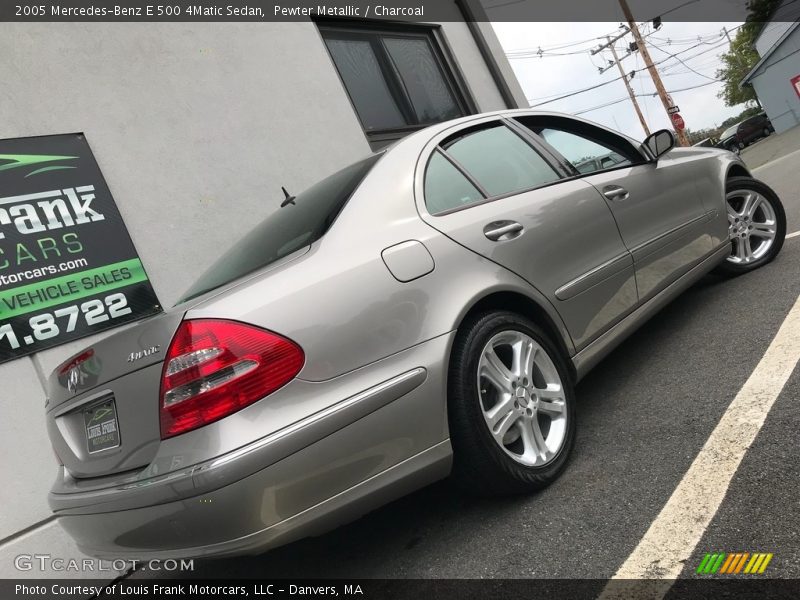 Pewter Metallic / Charcoal 2005 Mercedes-Benz E 500 4Matic Sedan