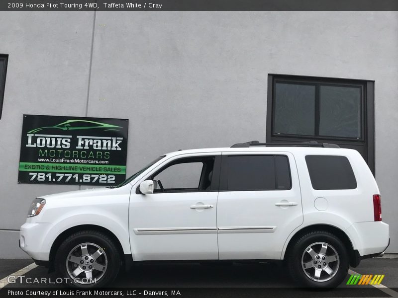 Taffeta White / Gray 2009 Honda Pilot Touring 4WD