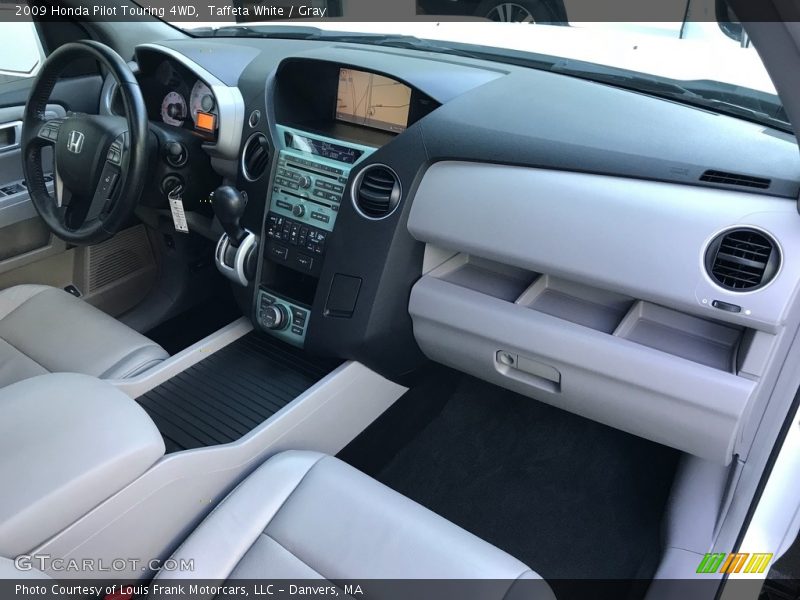 Taffeta White / Gray 2009 Honda Pilot Touring 4WD