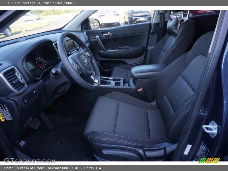 Pacific Blue / Black 2017 Kia Sportage LX