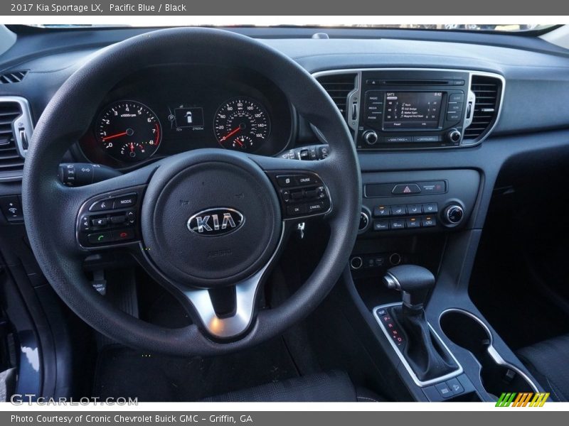 Pacific Blue / Black 2017 Kia Sportage LX